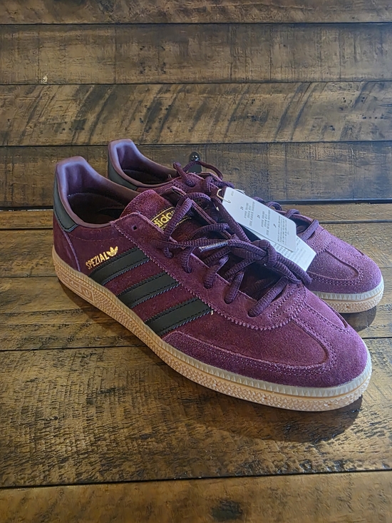 adidas Other - adidas Originals- Handball Spezial Men’s Suede Sneaker - Maroon/Black/Gold